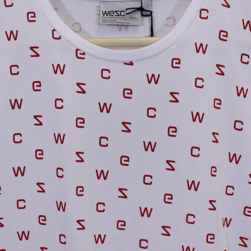 WeSC AOP T Shirt - White-1