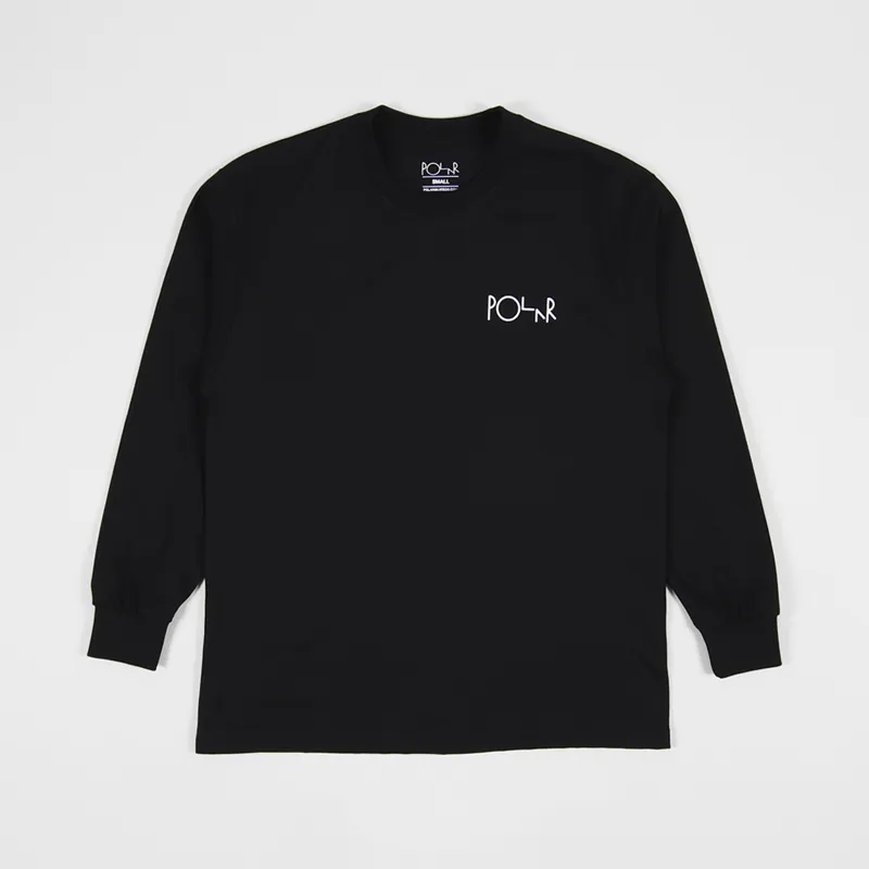 Polar Skate Co. ACAB Fill Logo Long Sleeve T Shirt Black-1