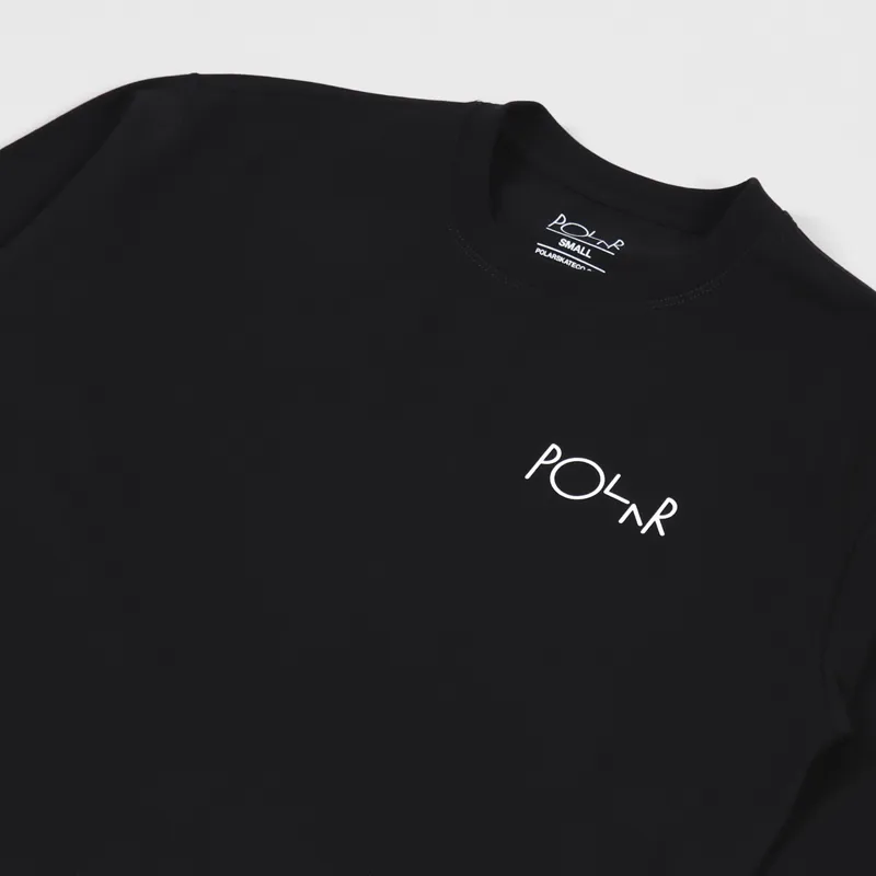 Polar Skate Co. ACAB Fill Logo Long Sleeve T Shirt Black-5