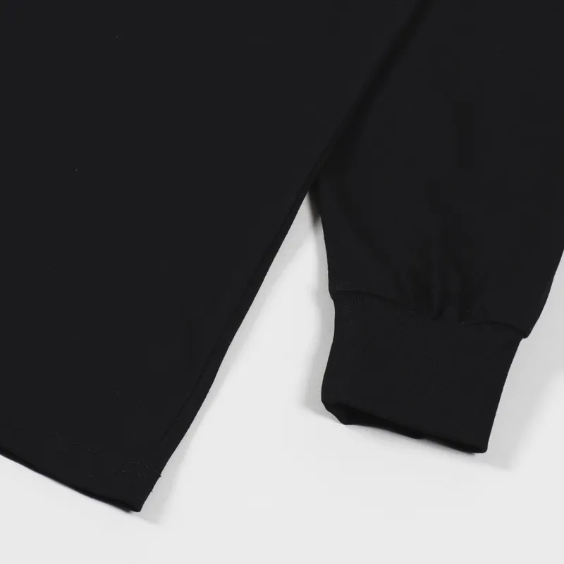 Polar Skate Co. ACAB Fill Logo Long Sleeve T Shirt Black-3