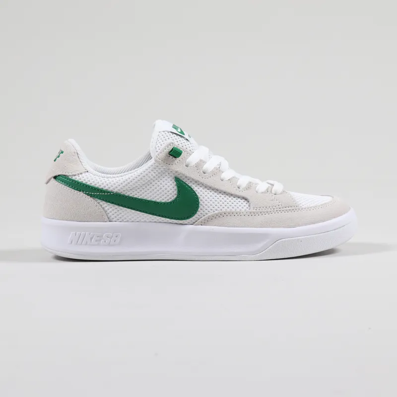 Nike SB Adversary Shoes White Pine Green-1