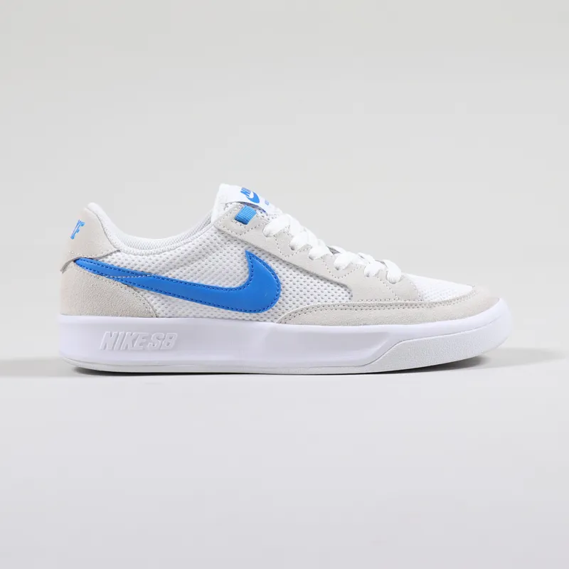 Nike SB Adversary Shoes White Photo Blue-1