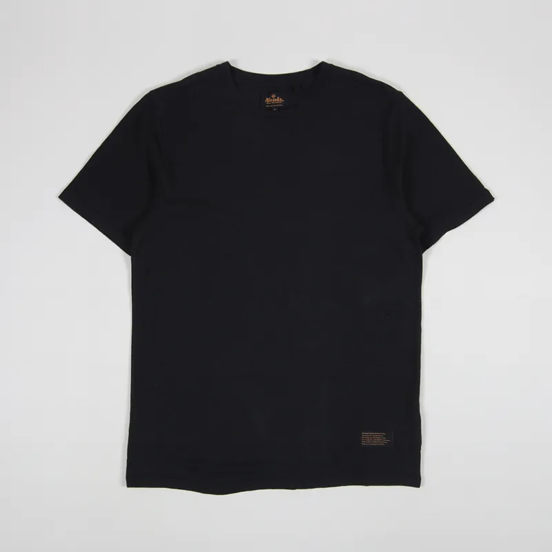 Afends Classic Hemp T Shirt Black