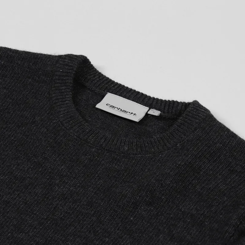 Carhartt WIP Allen Sweater Black Heather-5