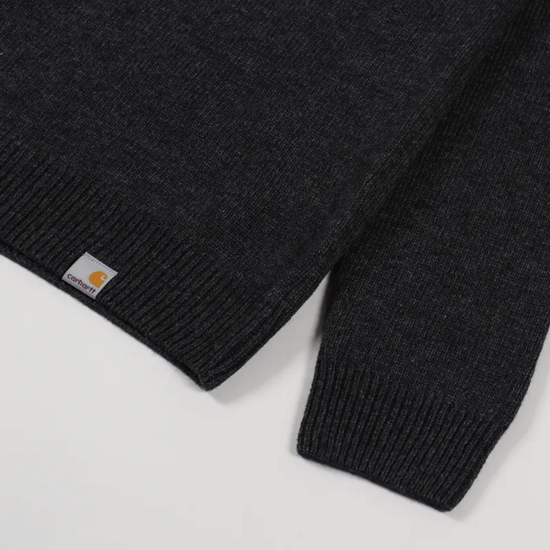 Carhartt WIP Allen Sweater Black Heather-4