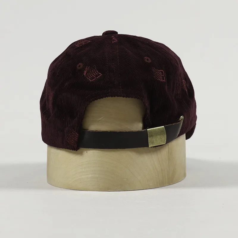 Bronze 56K All Over Embroidered Cap Maroon-3