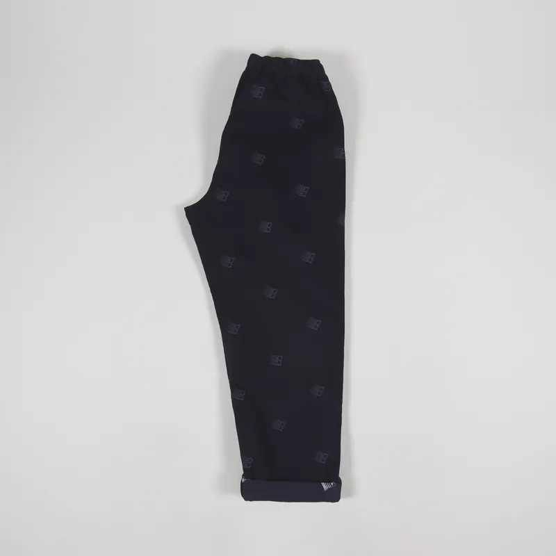 Bronze 56K All Over Embroidered Pant Navy-2