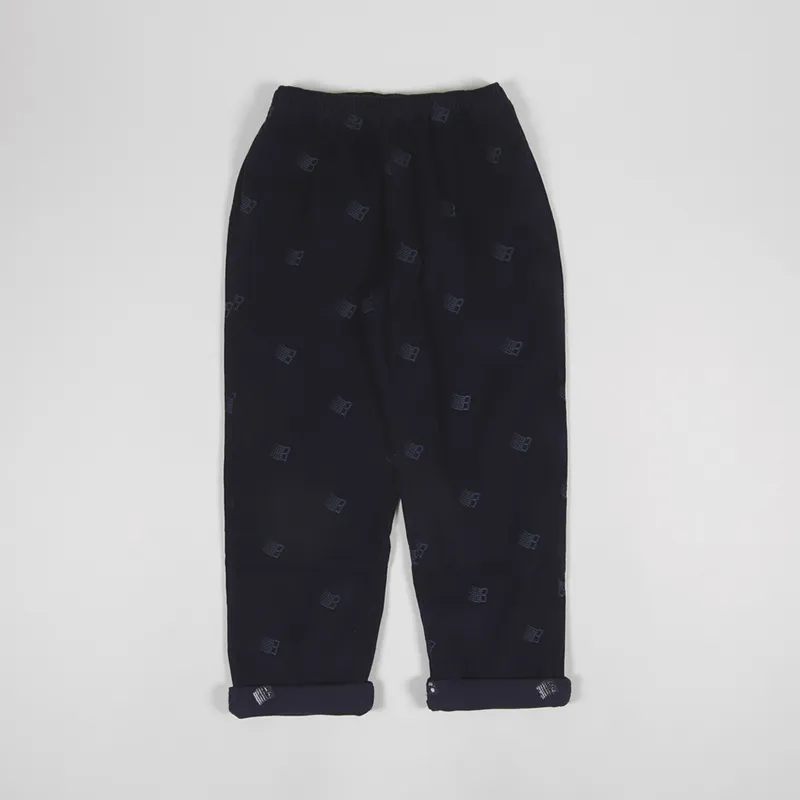 Bronze 56K All Over Embroidered Pant Navy