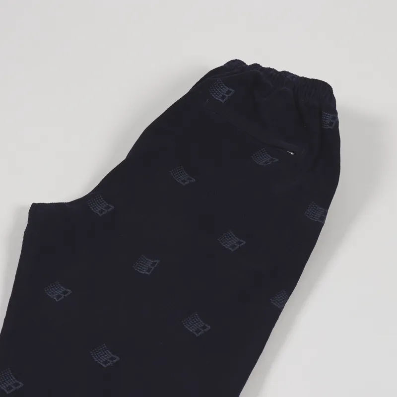 Bronze 56K All Over Embroidered Pant Navy-4