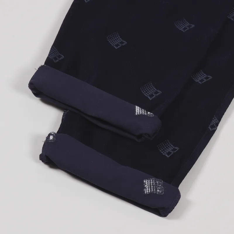 Bronze 56K All Over Embroidered Pant Navy-3