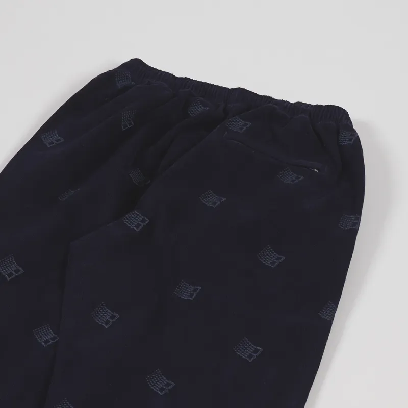 Bronze 56K All Over Embroidered Pant Navy-5