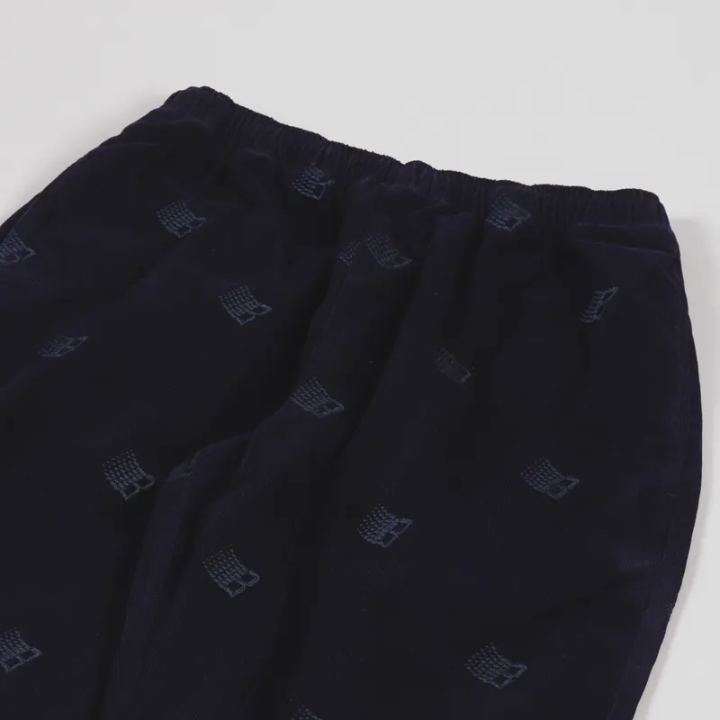 Bronze 56K All Over Embroidered Pant Navy-6