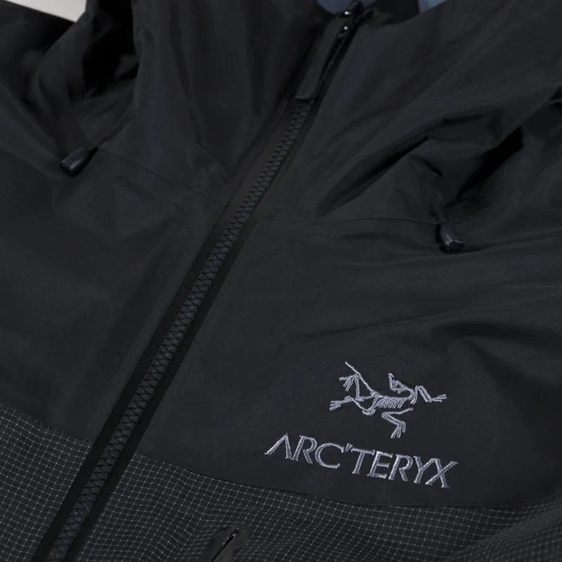 Arc'teryx Mens Alpine Waterproof Alpha Gore-Tex Pro Jacket Black