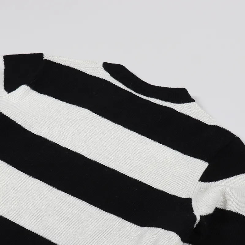 Carhartt WIP Alvin Sweater Stripe Black Wax-3