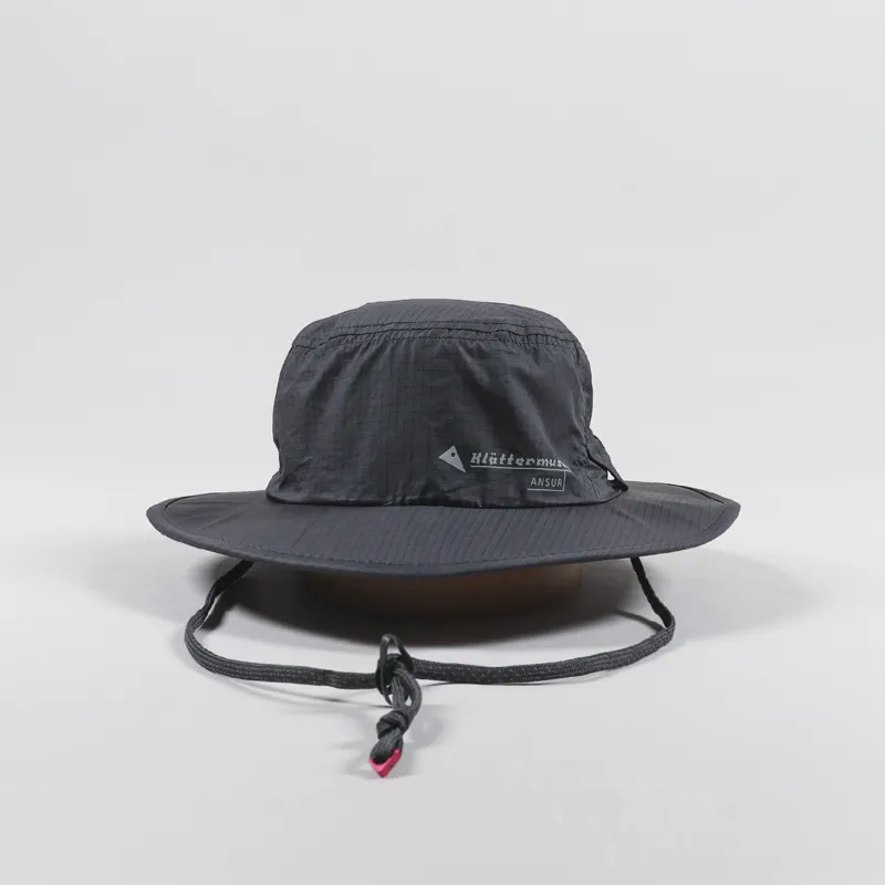 Klattermusen Ansur Hiking Hat Raven Black-2