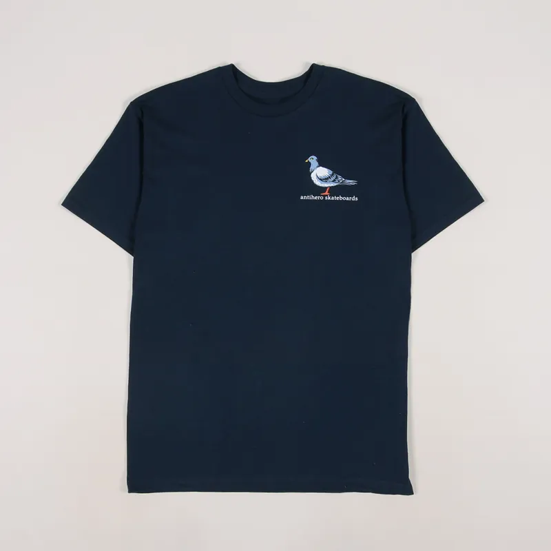 Anti Hero Lil Pigeon T Shirt Navy