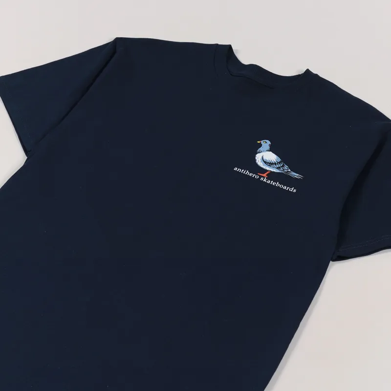 Anti Hero Lil Pigeon T Shirt Navy-2