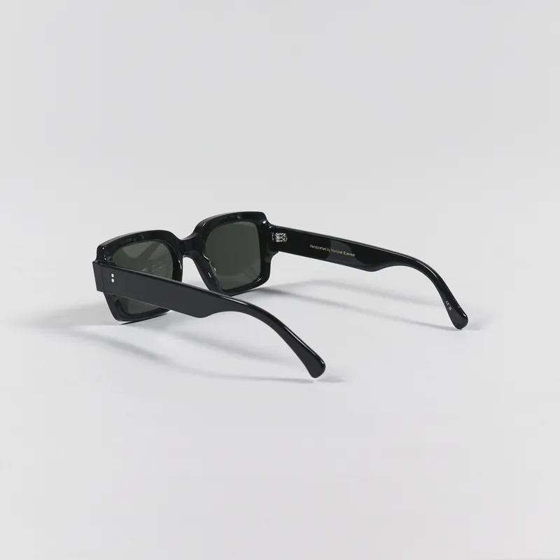 Monokel Apollo Sunglasses Black Green Solid Lens-5
