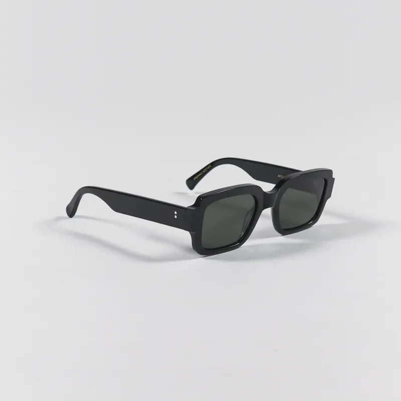 Monokel Apollo Sunglasses Black Green Solid Lens-4