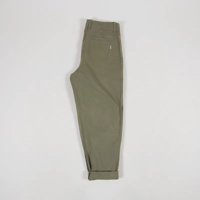 Folk Assembly Pant Olive-2