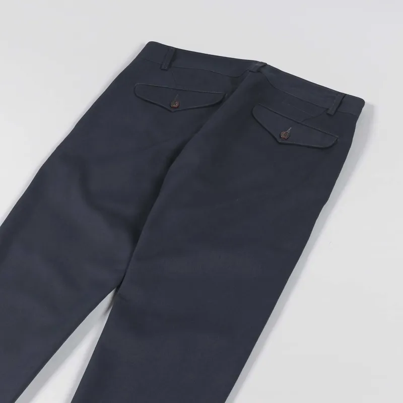 Universal Works Aston Pant Navy Twill-6