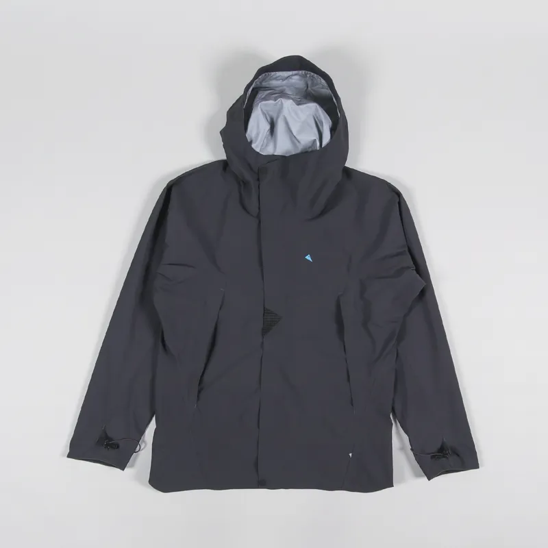 Klattermusen Mens Asynja Cutan Waterproof Jacket Raven Black Klattermusen Mens Asynja Cutan Waterproof Jacket Raven Black