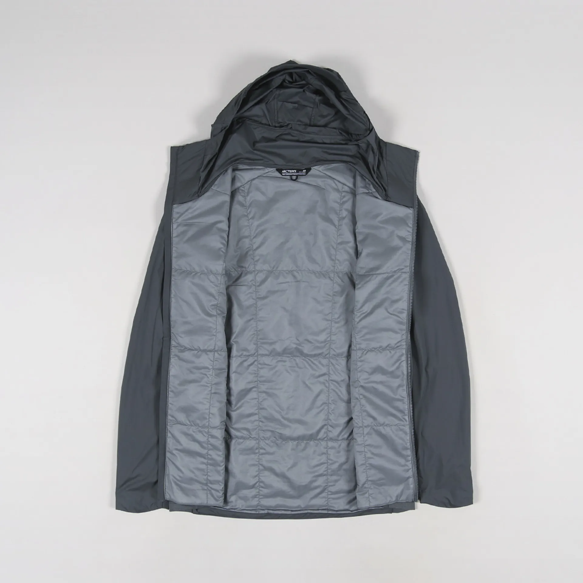 Arcteryx Mens Lightweight Atom SL Hoody Microchip Grey Jacket
