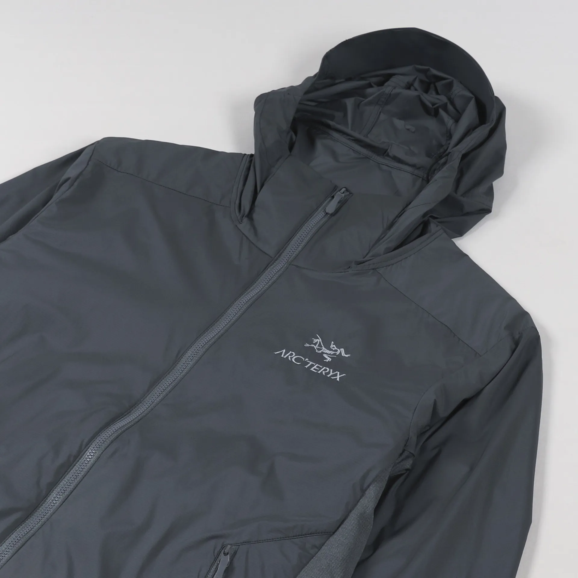 Arcteryx Mens Lightweight Atom SL Hoody Microchip Grey Jacket