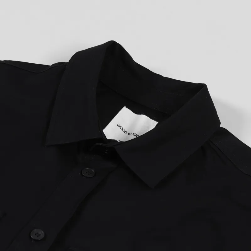 Wood Wood Avenir Shirt Black-5