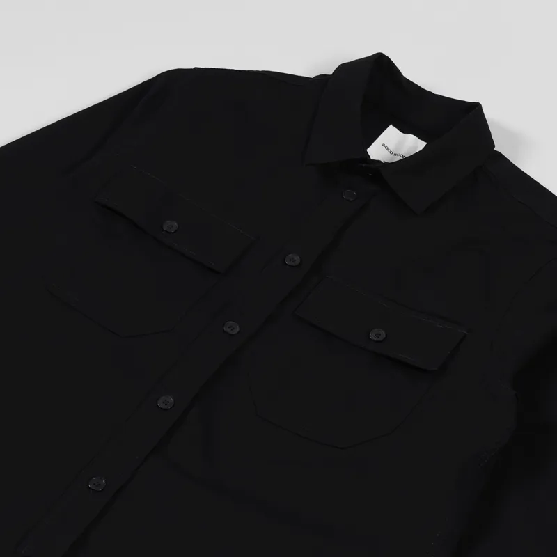 Wood Wood Avenir Shirt Black-2