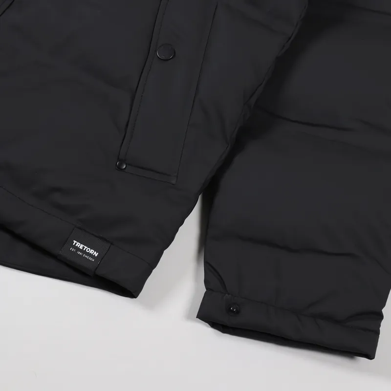 Tretorn Mens Insulated Waterproof Winter Baffle Jacket Black