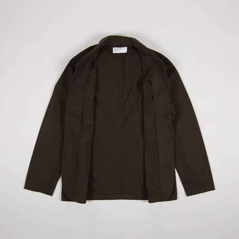 Universal Works Bakers Jacket Chocolate-1