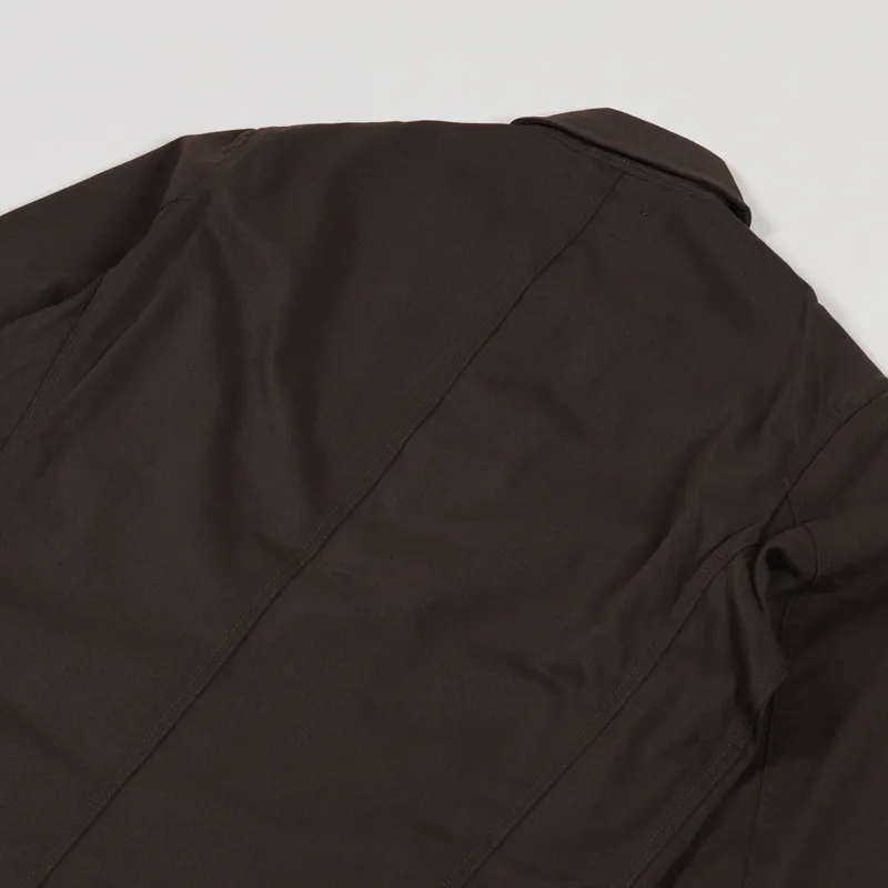 Universal Works Bakers Jacket Chocolate-5