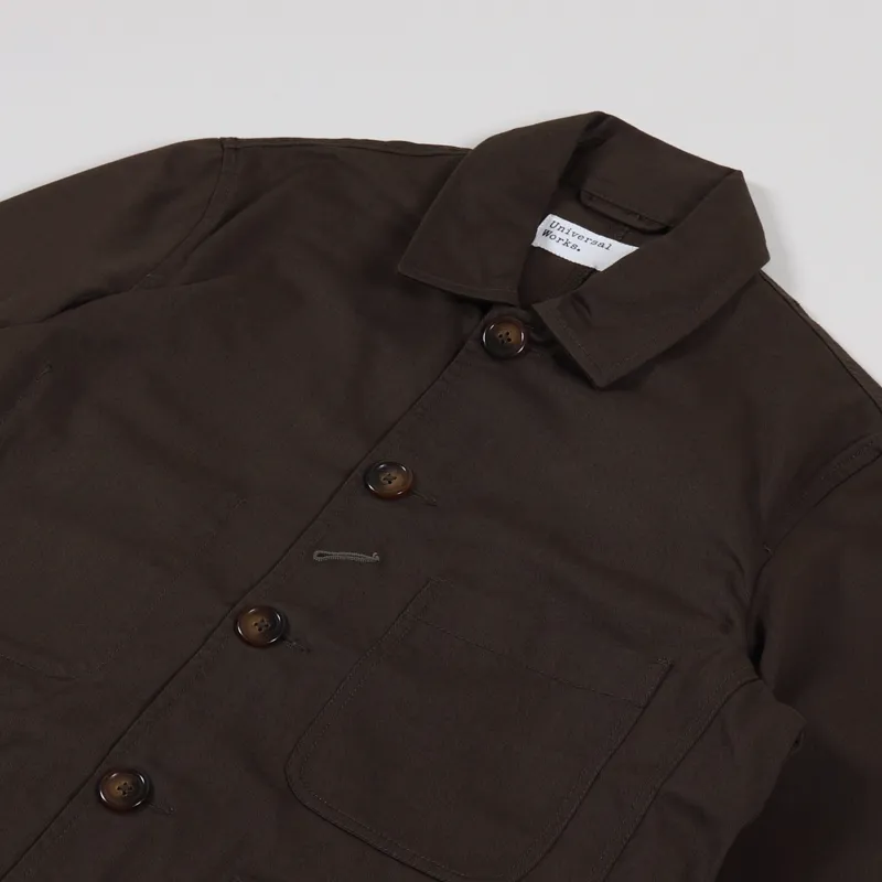 Universal Works Bakers Jacket Chocolate-3