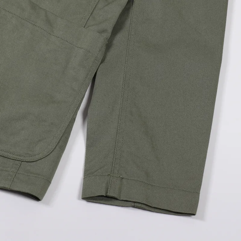 Universal Works Bakers Jacket Light Olive Twill-6