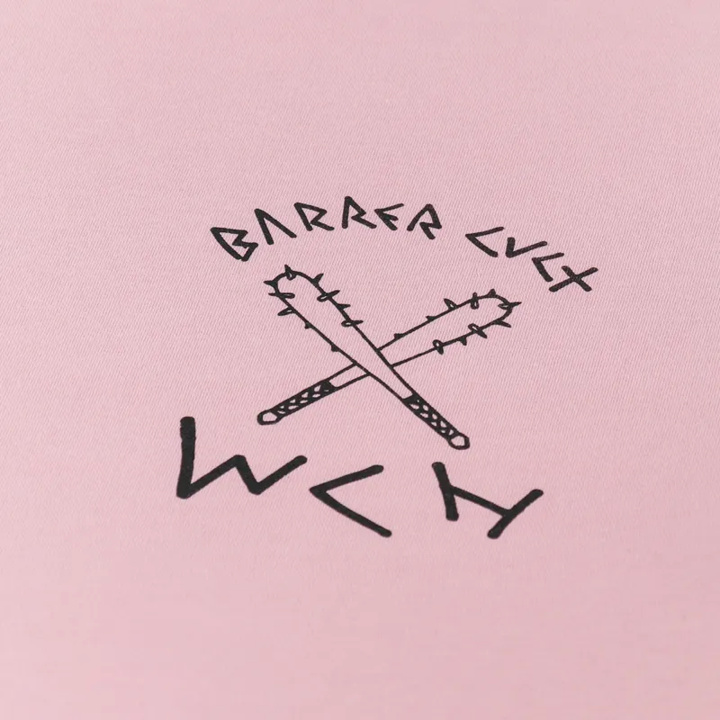 Working Class Heroes x Barrer Cvlt Regular Fit T Shirt Pink-6