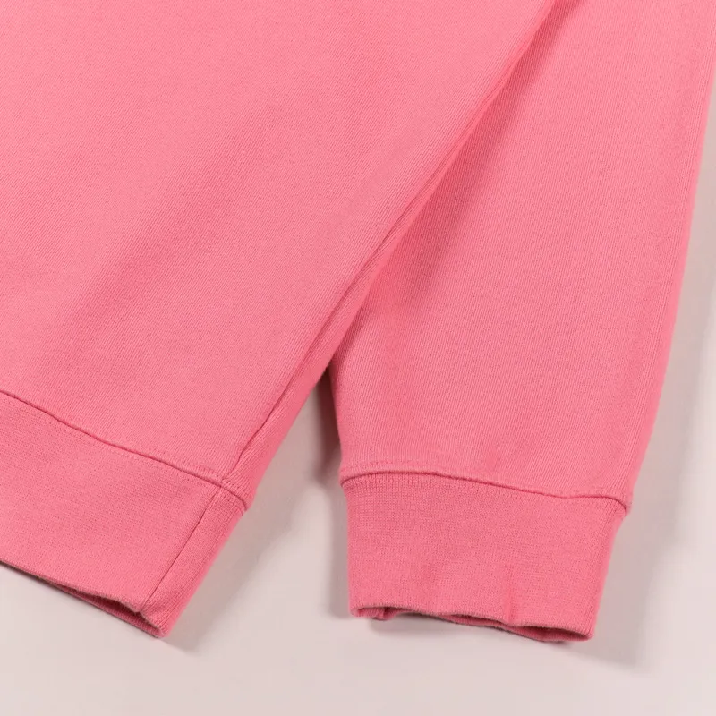 Edwin Base Crew Sweat Tea Rose-2