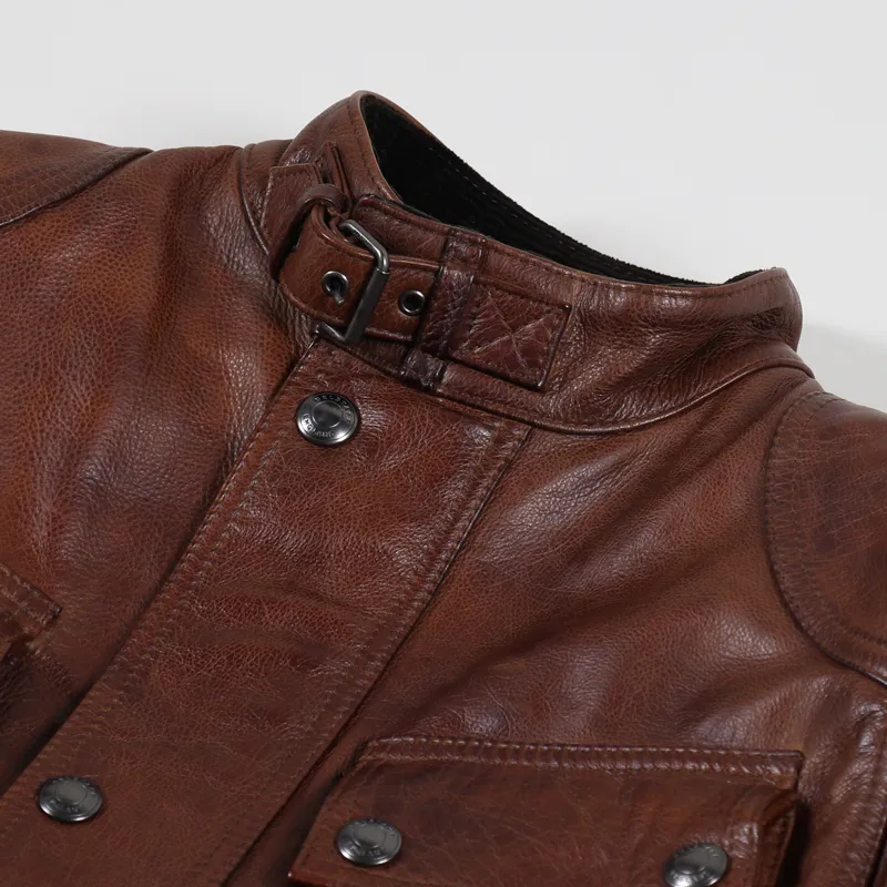 Belstaff Trialmaster Pro Jacket Burnt Cuero-4