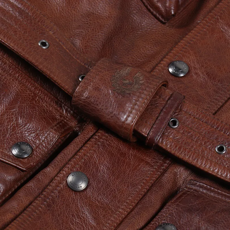 Belstaff Trialmaster Pro Jacket Burnt Cuero-6