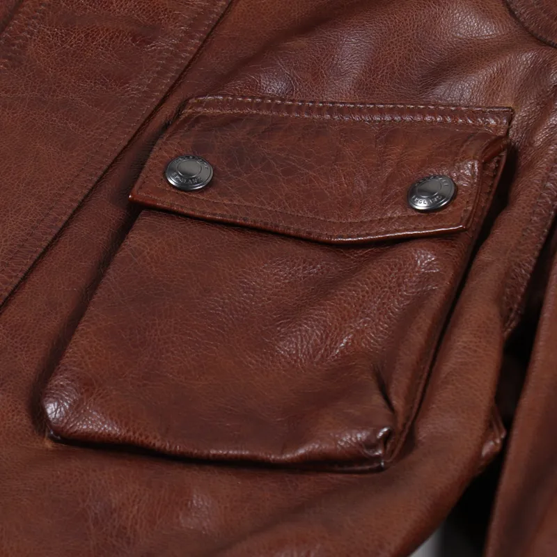 Belstaff Trialmaster Pro Jacket Burnt Cuero-7