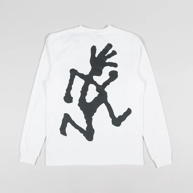 Gramicci Big Runningman Long Sleeve T Shirt White