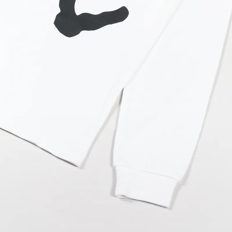 Gramicci Big Runningman Long Sleeve T Shirt White-4