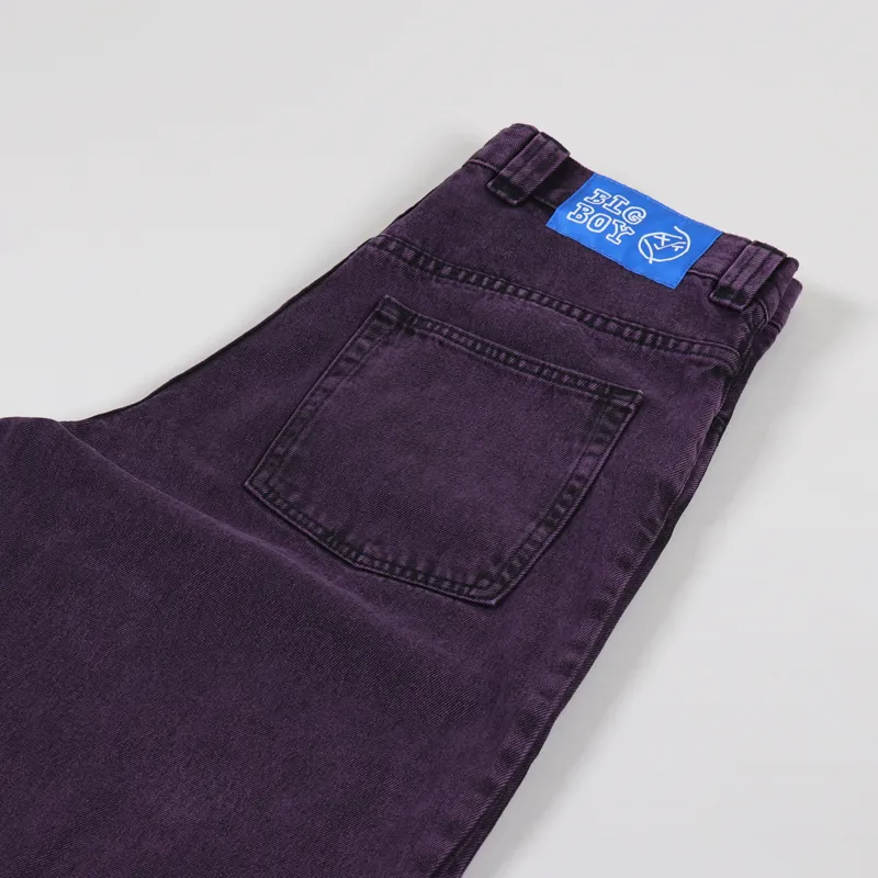 Polar Skate Co. Mens Denim Trousers Big Boy Jeans Purple Black