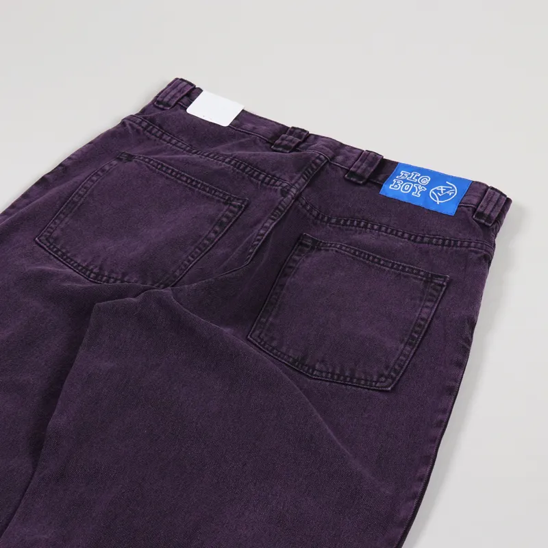 Polar Skate Co. Mens Denim Trousers Big Boy Jeans Purple Black