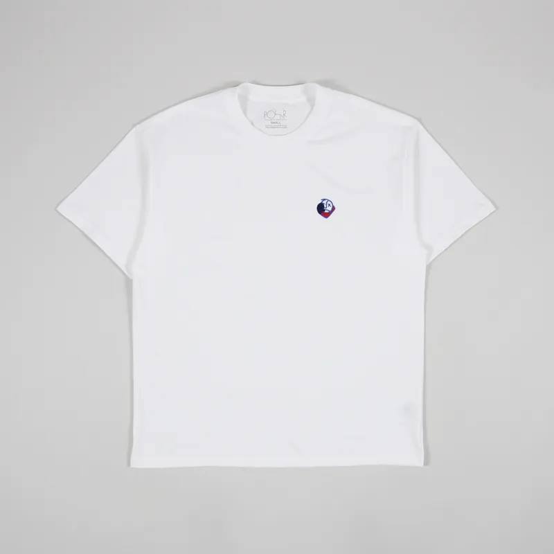 Polar Skate Co. Mens Short Sleeve Big Boy Logo T Shirt White