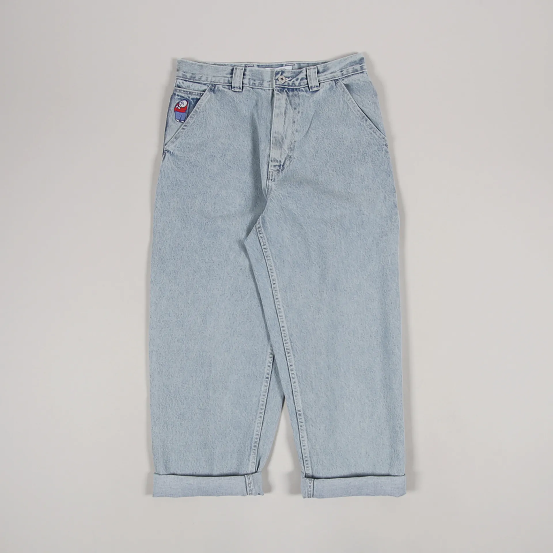 Polar Skate Company Co. Mens Big Boy Trousers Work Pants Blue