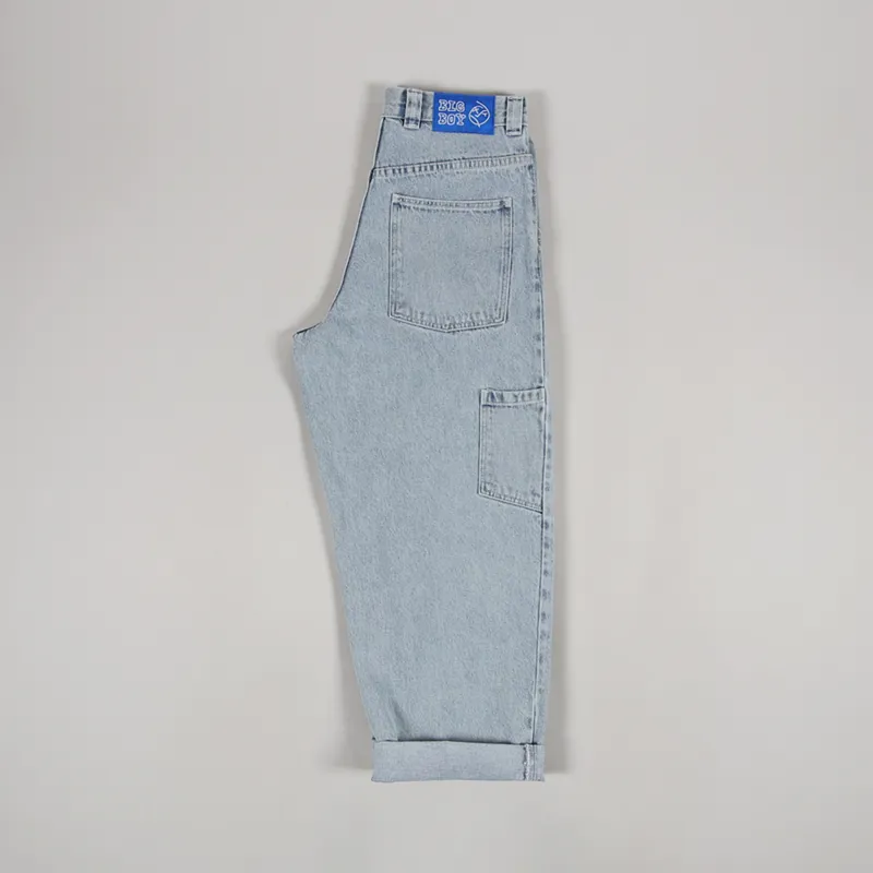 Polar Skate Co. Big Boy Work Pants Light Blue-4