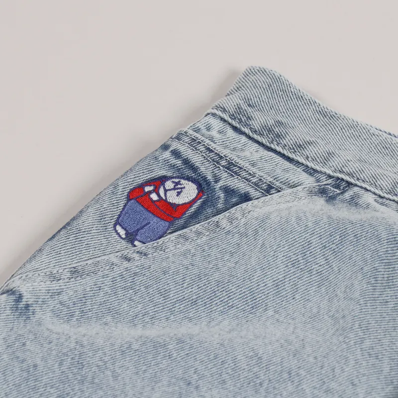 Polar Skate Co. Big Boy Work Pants Light Blue-3