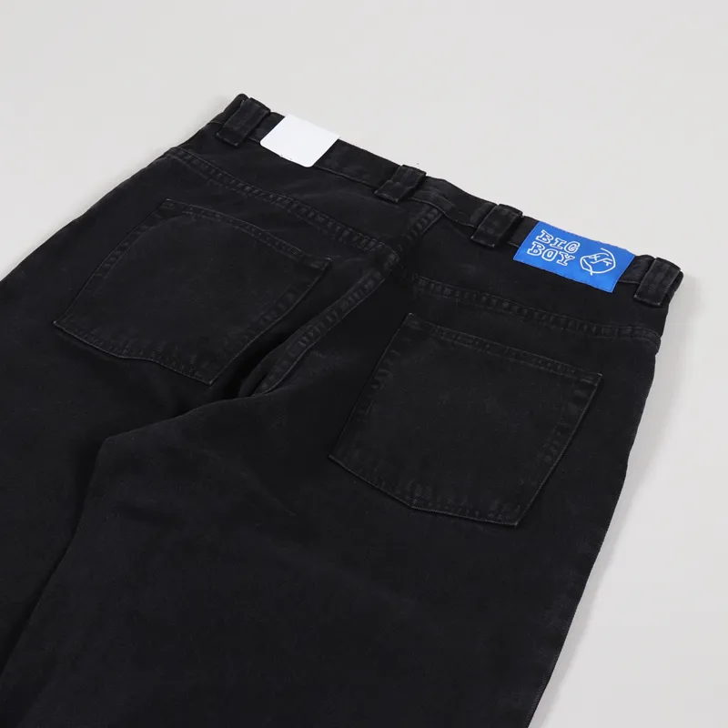 Polar Skate Co. Mens Denim Big Boy Work Pants Wash Black
