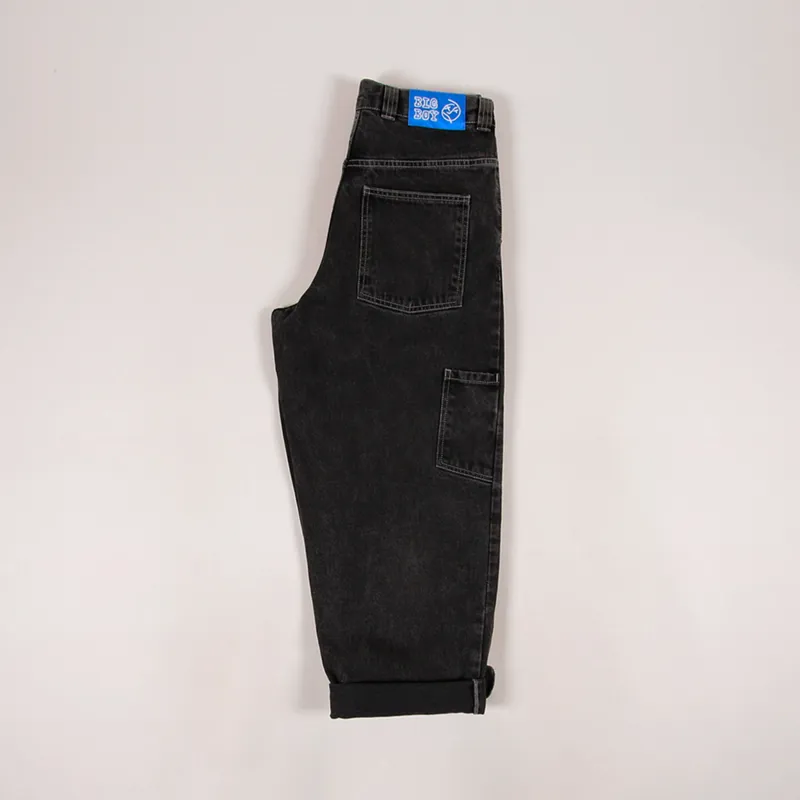 Polar Skate Co. Big Boy Work Pants Washed Black-2